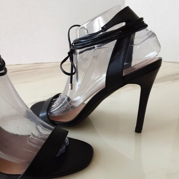 BRECKELLE'S ANKLE WRAP STILETTO SZ 9 - Picture 3 of 8